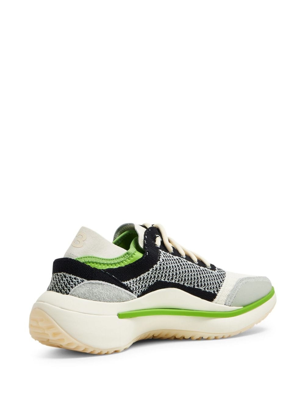 logo-print mesh-panelling sneakers - 3