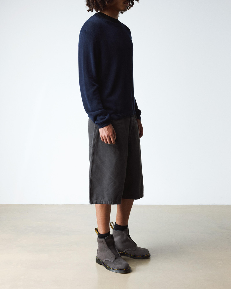 Dr. Martens 1460 LACELESS Nubuck Slip On Boots outlook