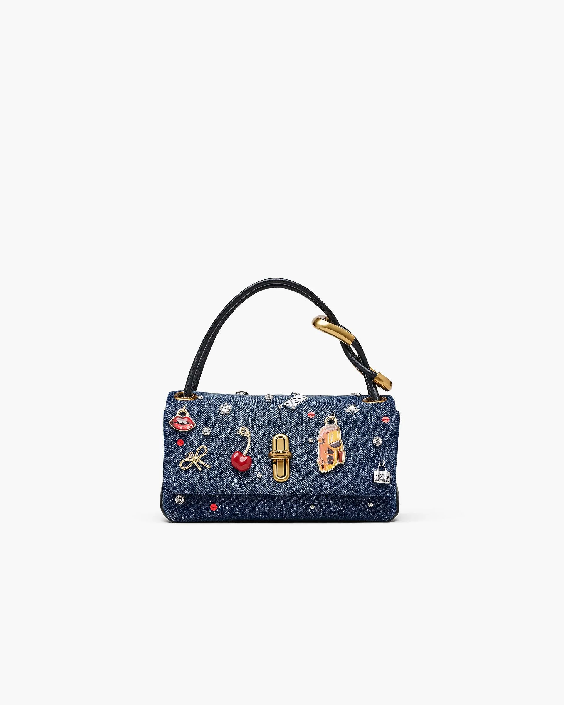 THE TRINKET CHARM DENIM MINI DUAL BAG - 1