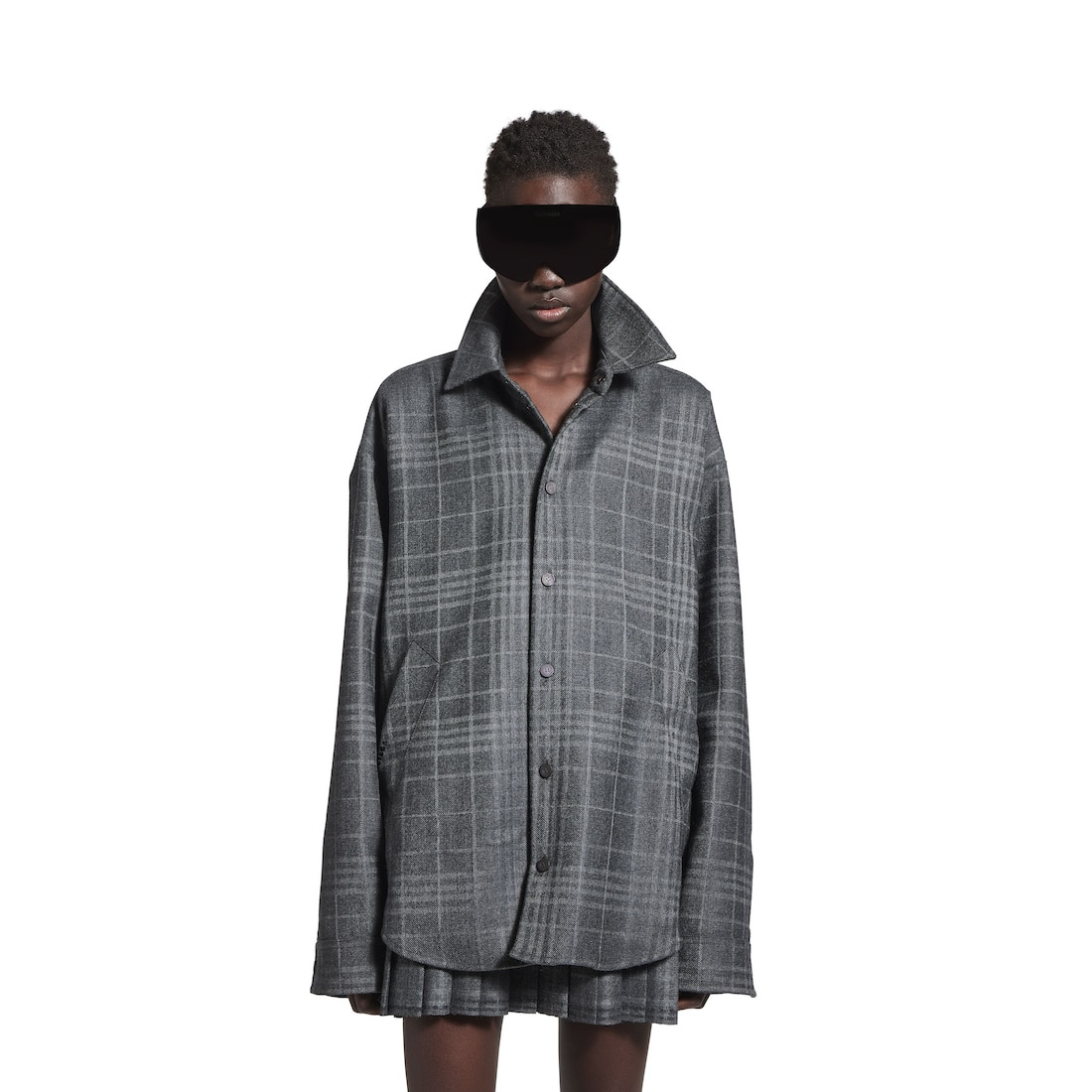 Women's Overshirt in Grey - 5
