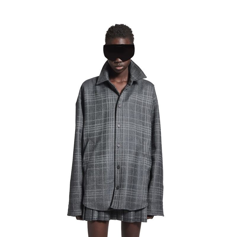 Women's Overshirt in Grey 5