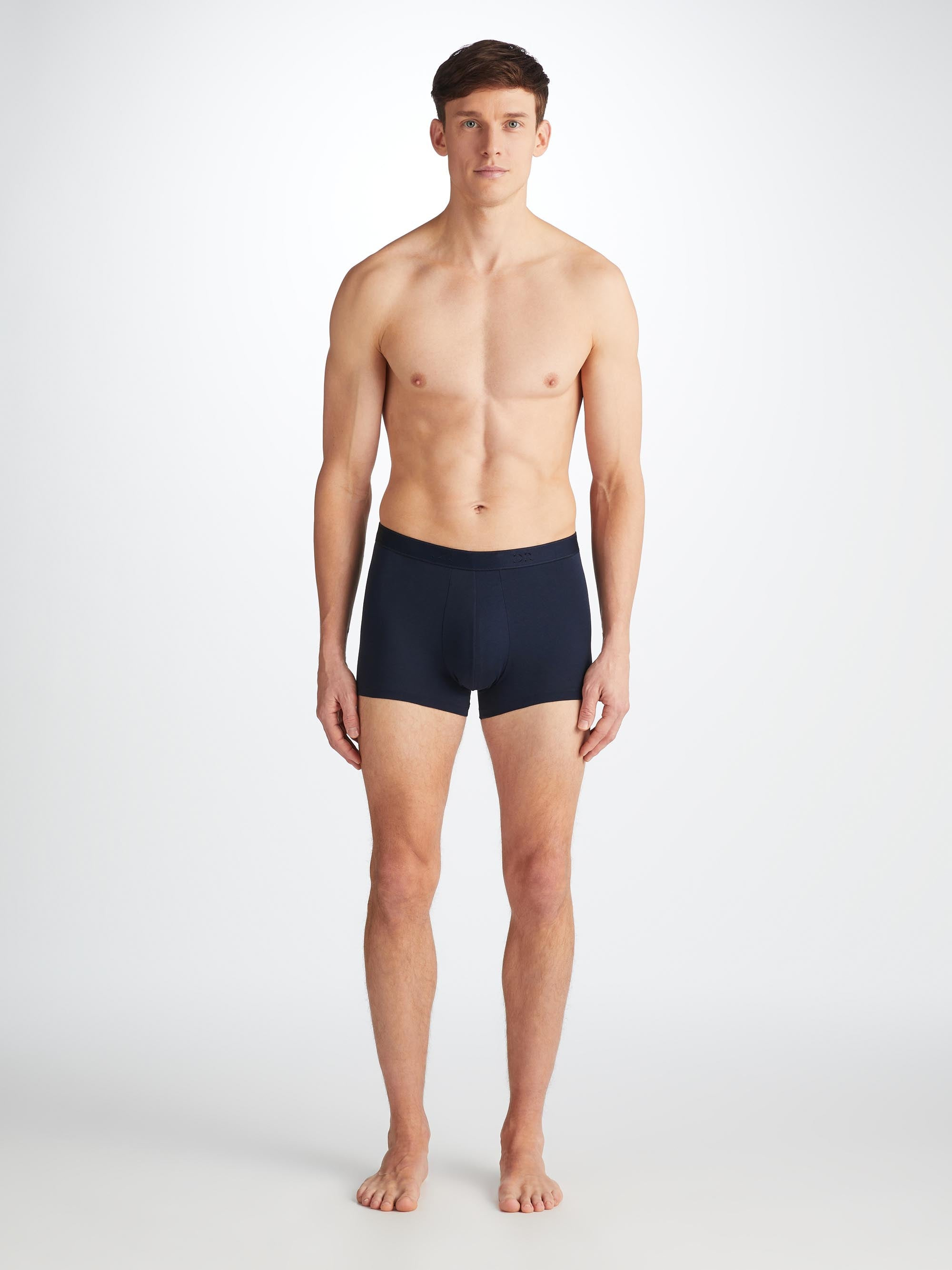 Men's Boxer Briefs Jack Pima Cotton Stretch Navy - 3