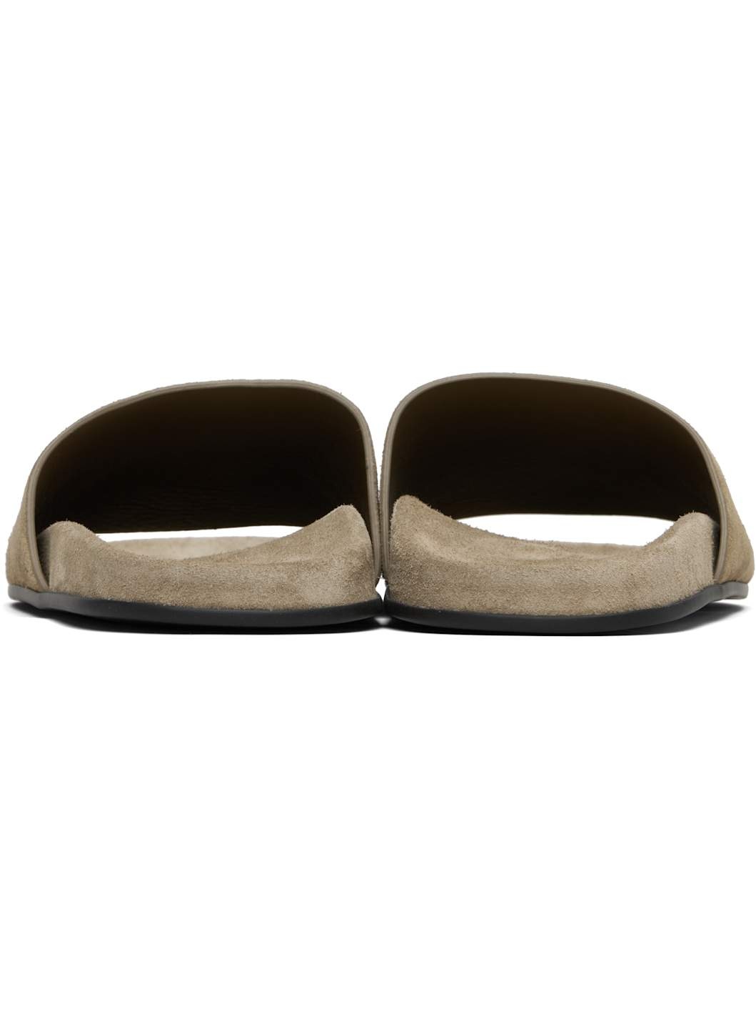 Taupe Hugh Slide Sandals - 2