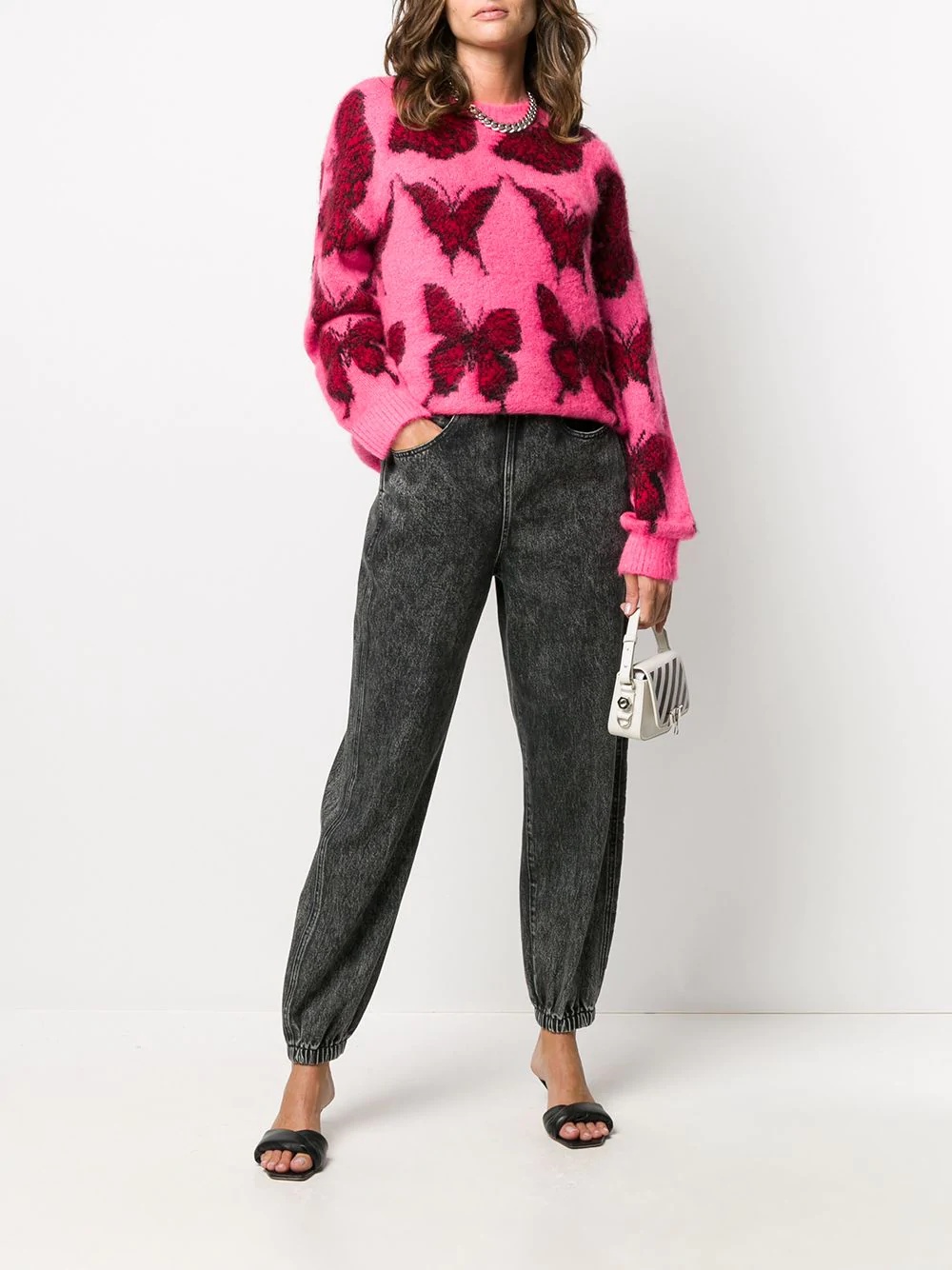 butterfly knitted sweater - 2