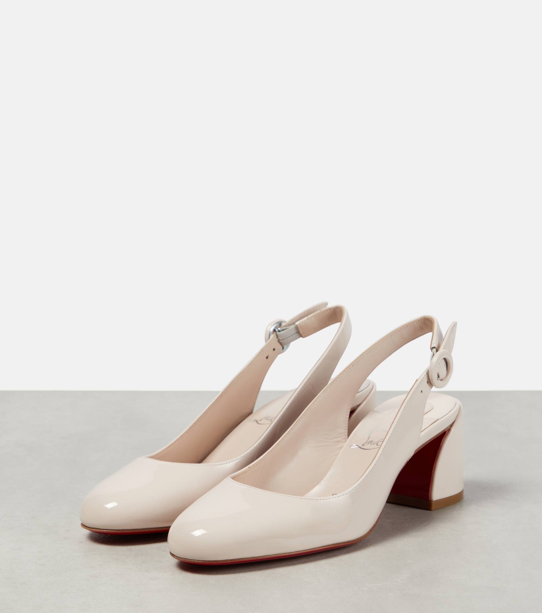 So Jane patent leather slingback pumps - 5