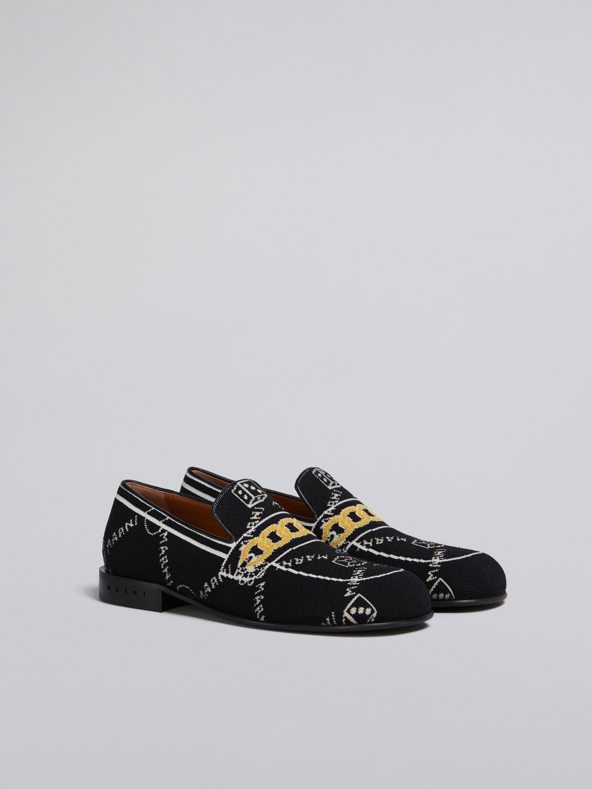 MARNIGRAM TROMPE L'ŒIL JACQUARD MOCCASIN - 2