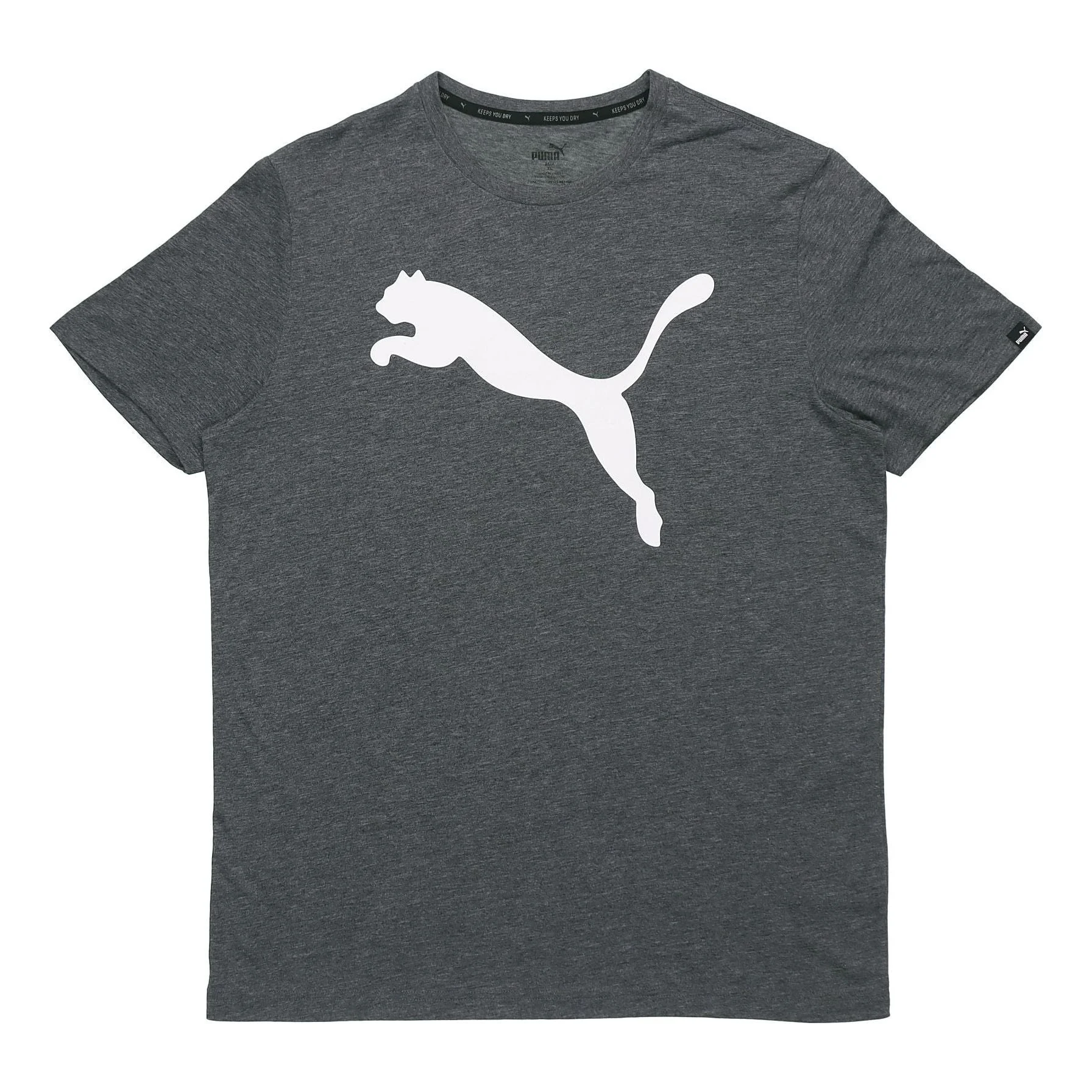 PUMA Casual Sports Running Breathable Round Neck Short Sleeve Black 593040-01 - 1