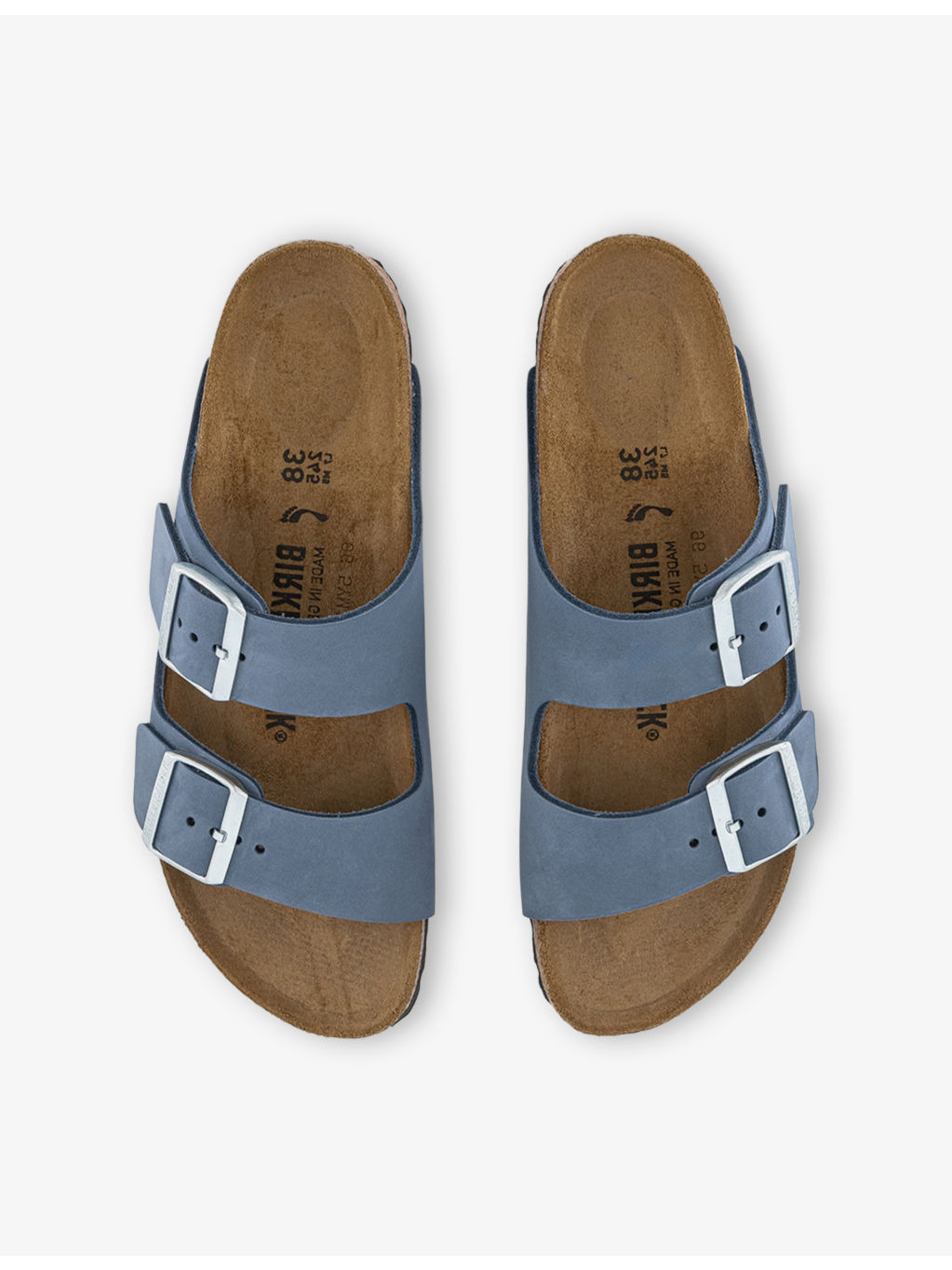 Arizona Two-Strap Suede Sandals - 2