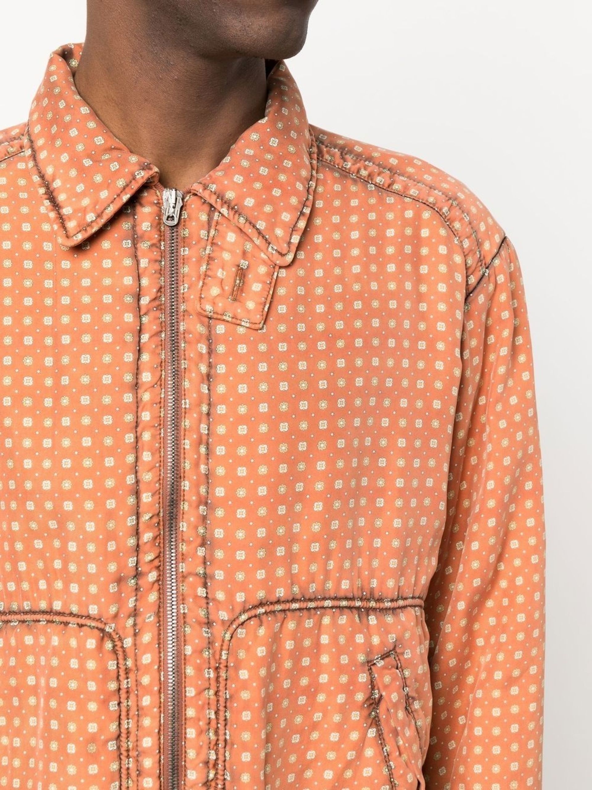 zip-up shirt jacket - 7