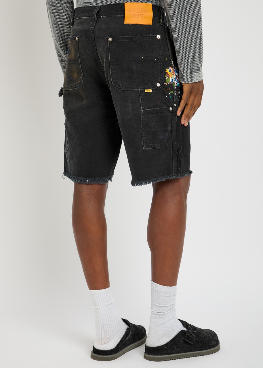 Gallery Dept. Carpenter Cut Off Canvas Shorts - 3