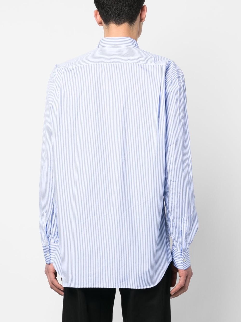 x Brett Westfall strawberry-motif striped shirt - 4