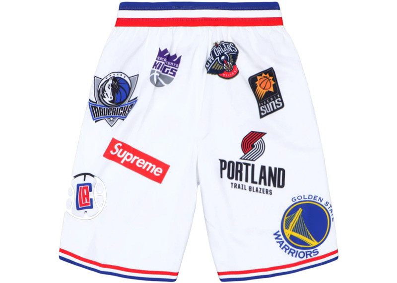 Supreme Supreme Nike/NBA Teams Authentic Short White outlook