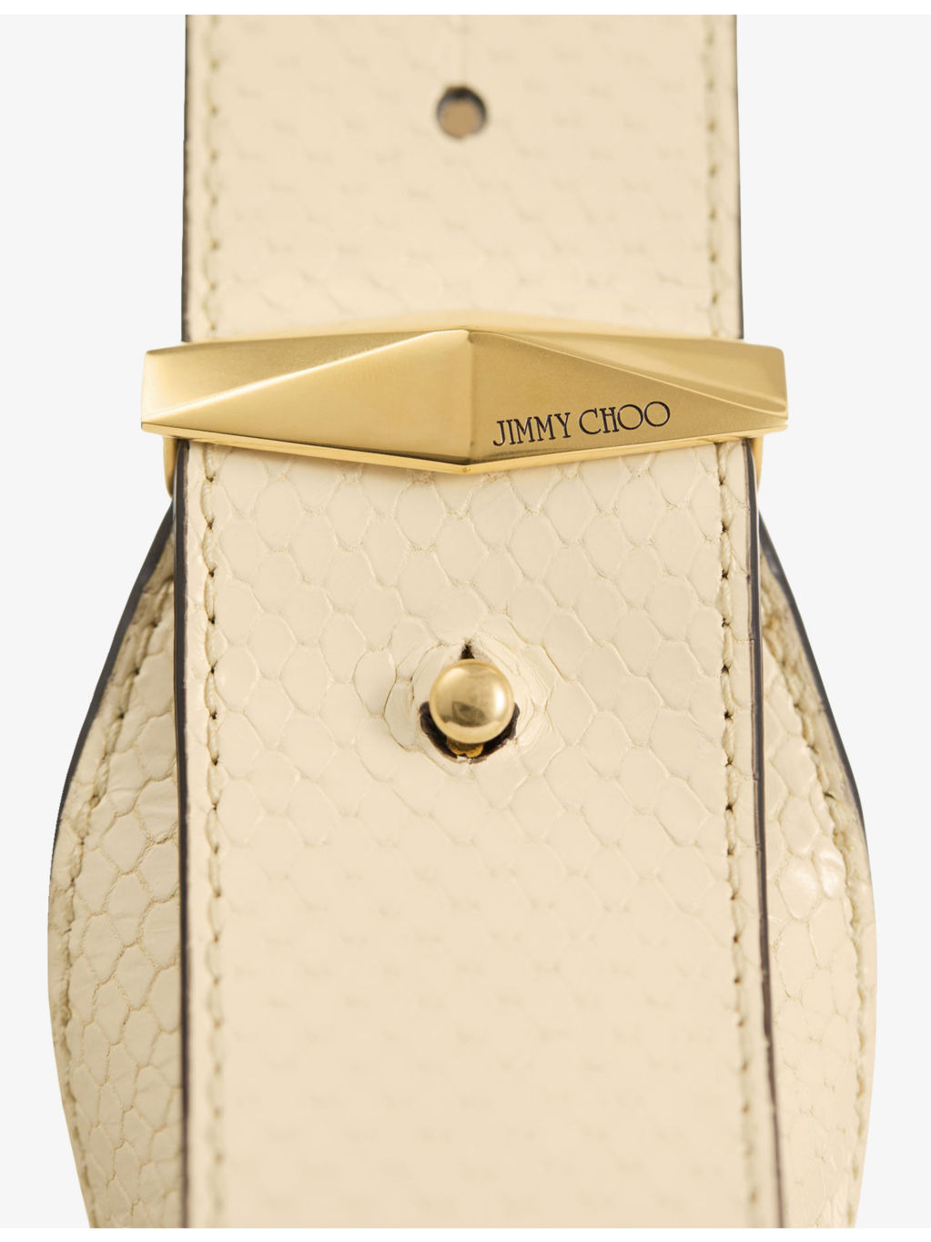 Diamond Hobo Small Snakeskin-Embossed Leather Shoulder Bag - 2