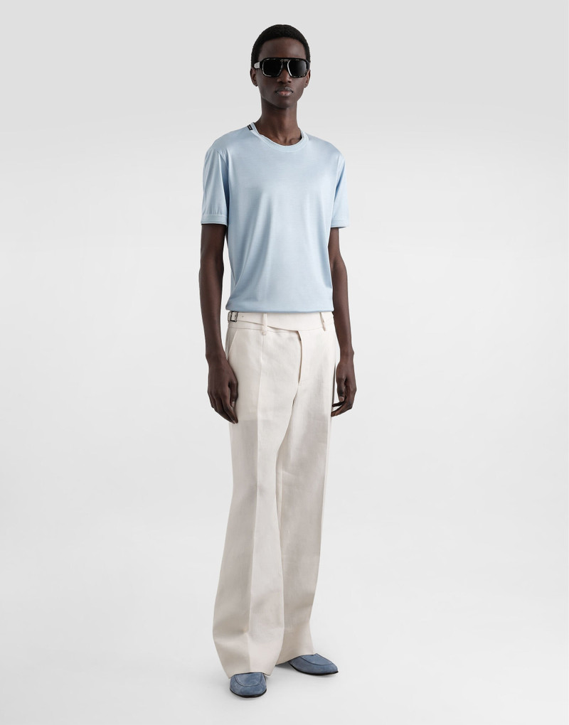 Dolce & Gabbana Short-sleeved silk t-shirt outlook