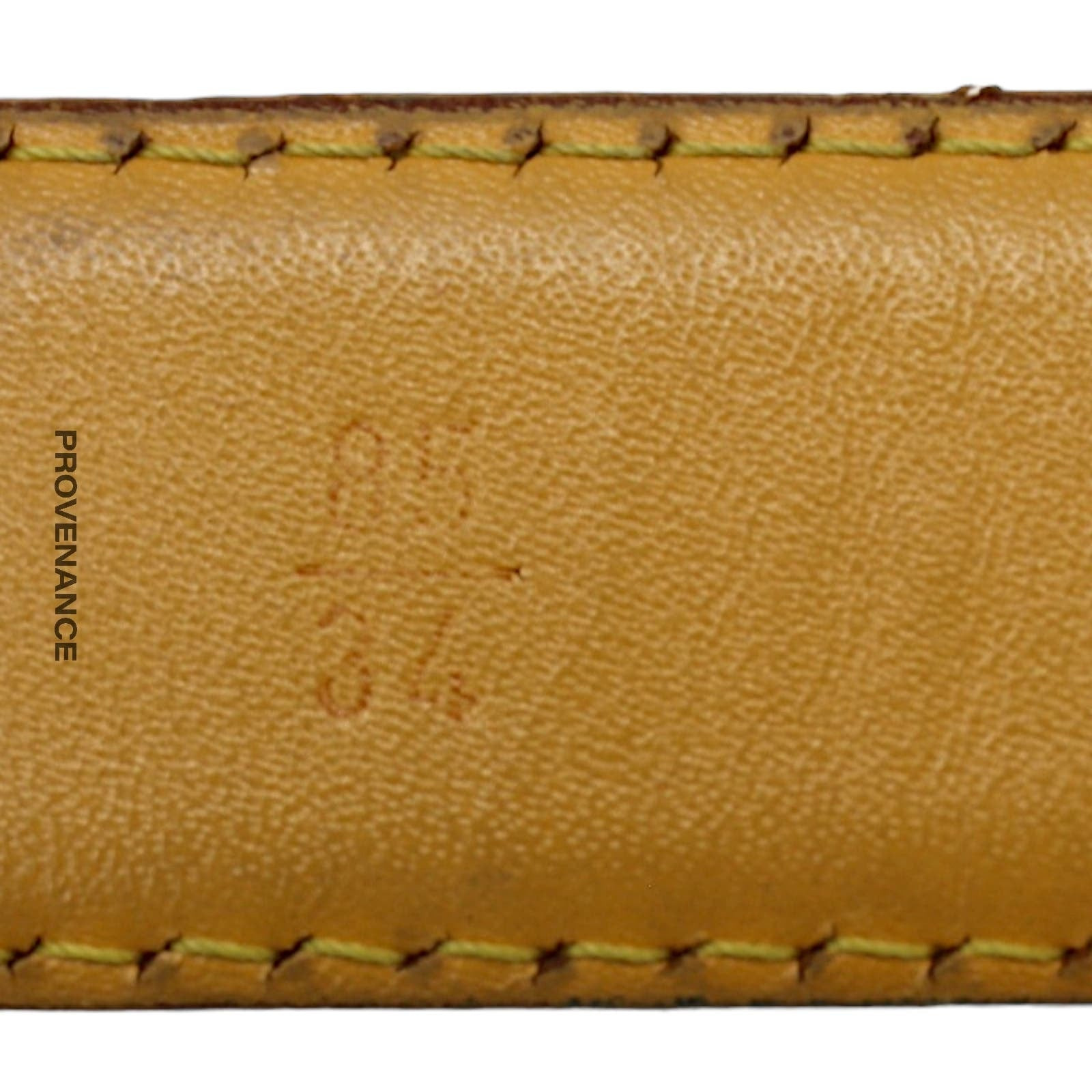 Louis Vuitton Ceinture Belt - Yellow Epi Leather 85/34 - 6