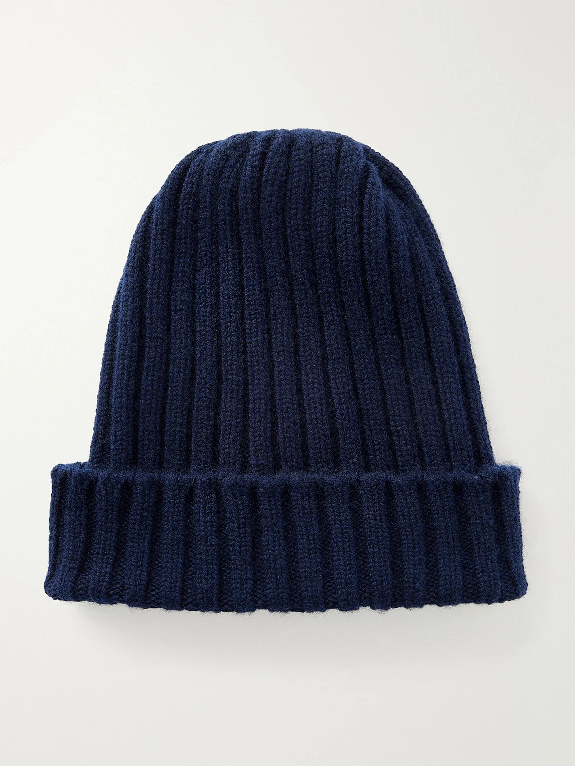 Ribbed Cashmere Beanie - 1