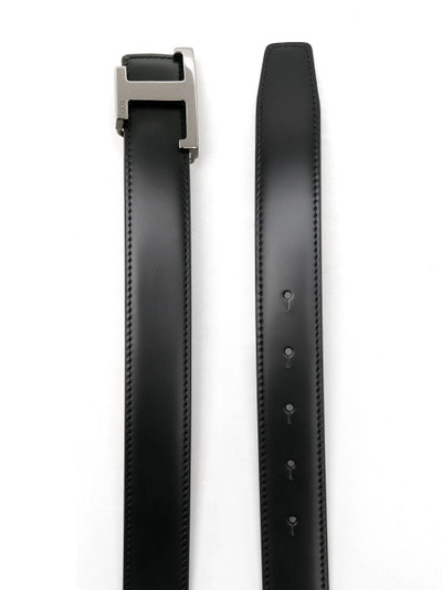 Tod's T-buckle reversible leather belt outlook