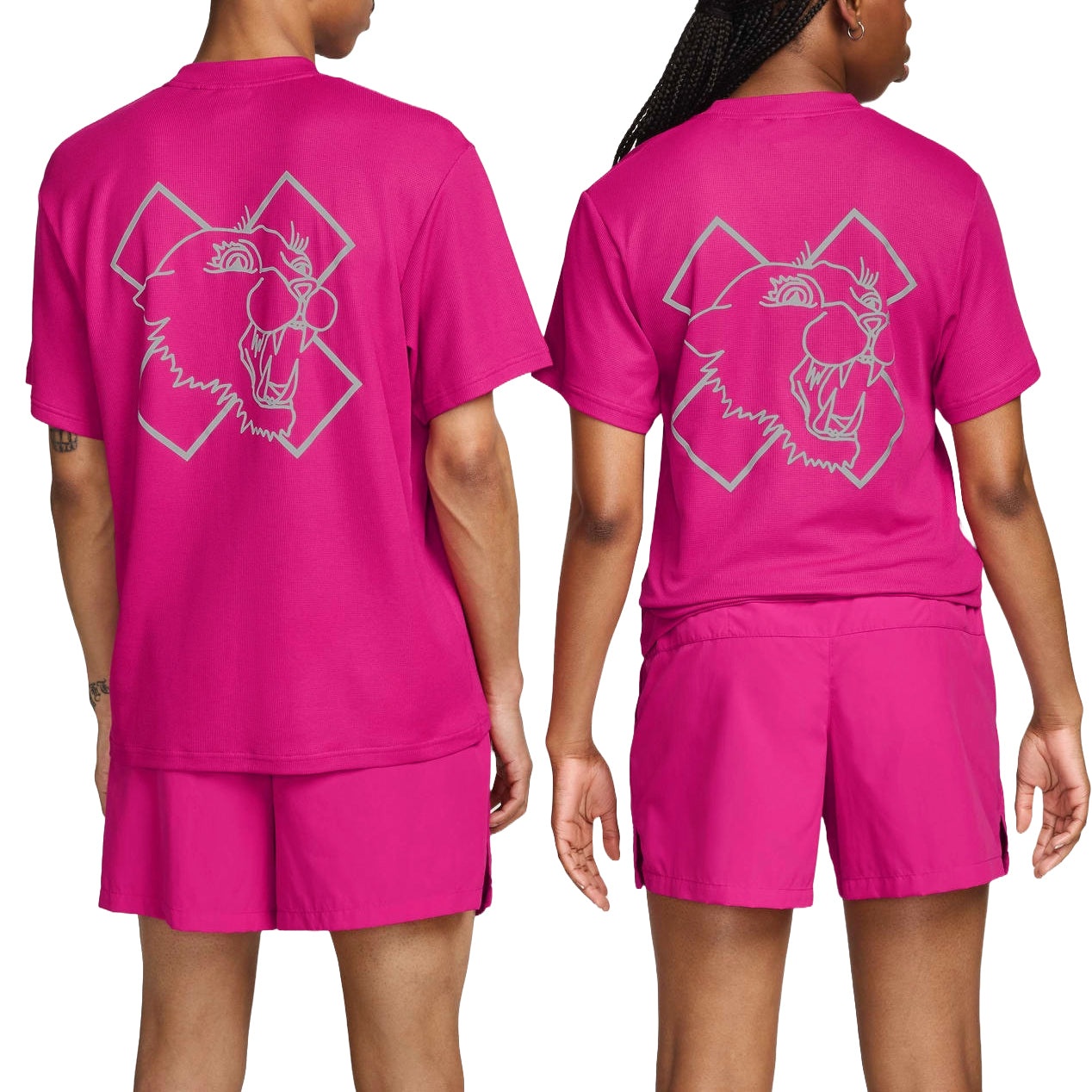 Nike x Patta Running Team Short Sleeve T-shirt 'Fireberry' FJ3032-615 - 2