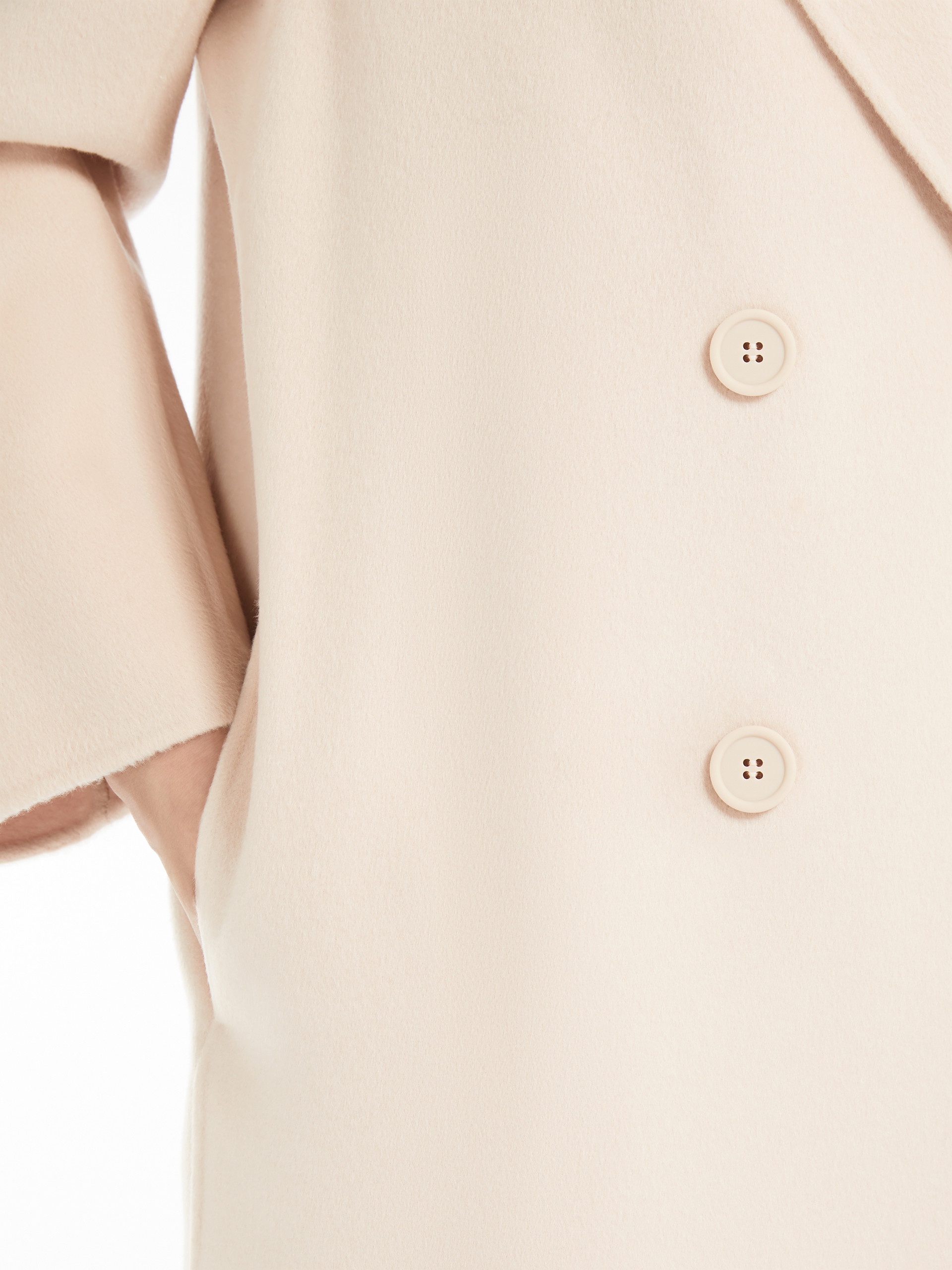 LICENZA Double-breasted wool and cashmere coat - 5