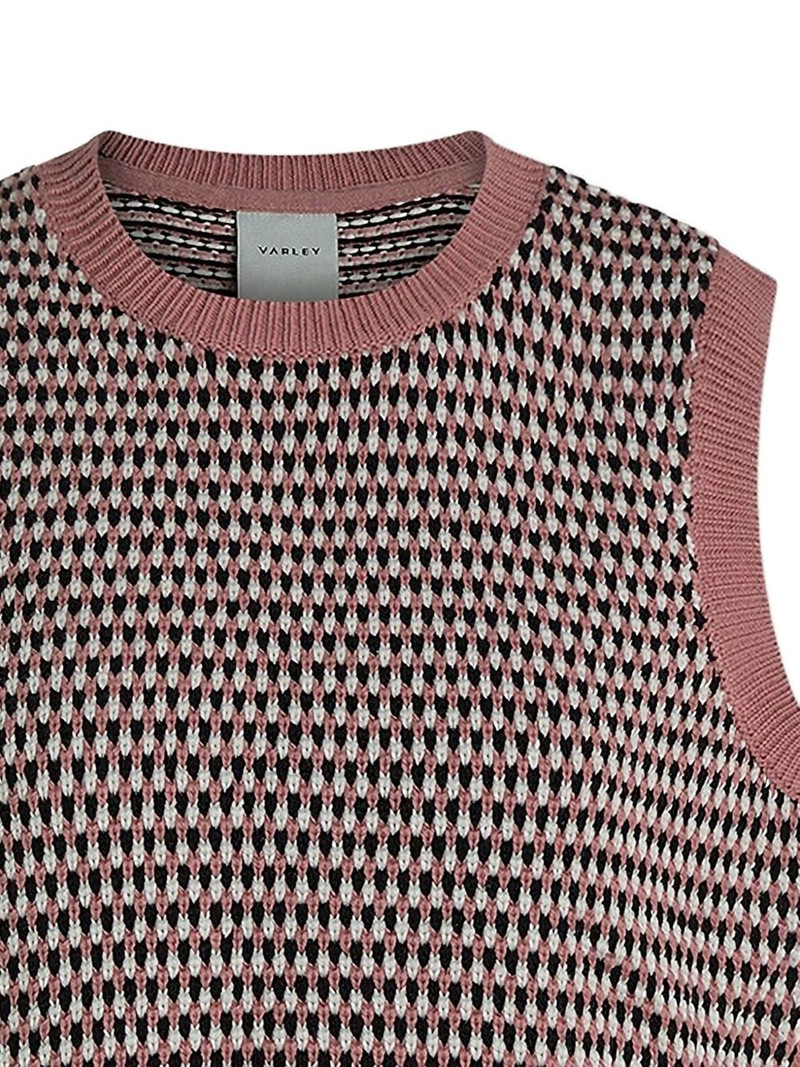 VARLEY textured-knit vest outlook