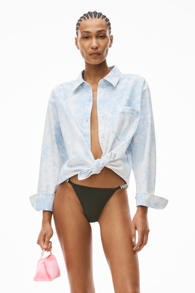 Alexander Wang BOYFRIEND SHIRT IN ACID WASHED COTTON outlook