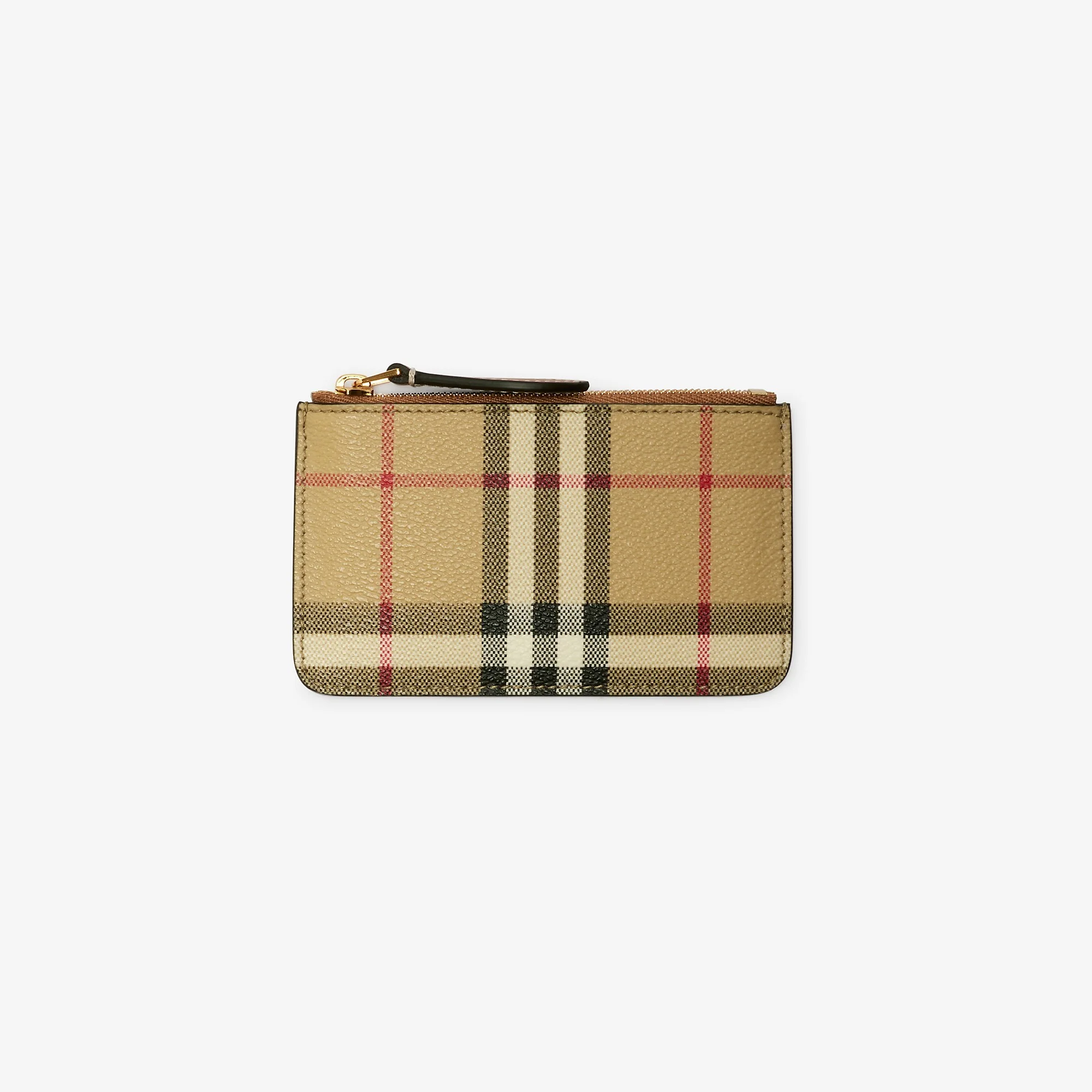 Check Coin Case with Strap - 1