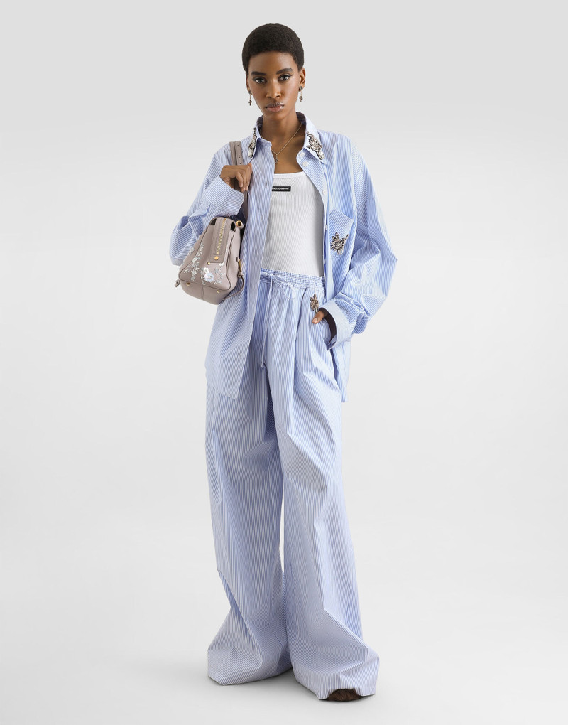Dolce & Gabbana Striped poplin shirt outlook