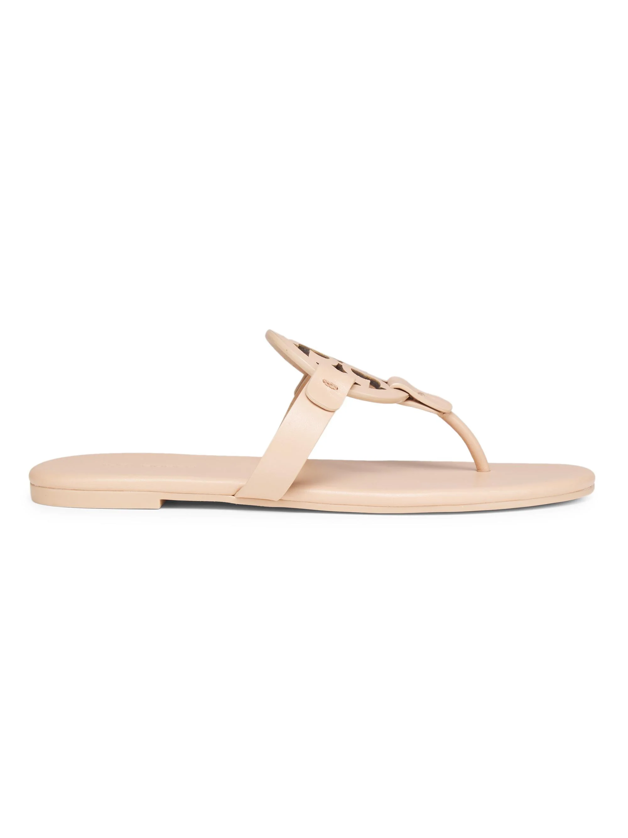Women's Miller Leather Thong Sandals - Light Makeup - 1