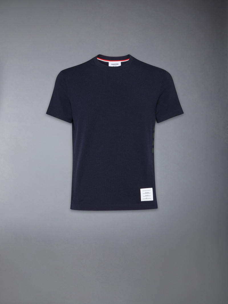 stripe-detailing wool T-shirt 5