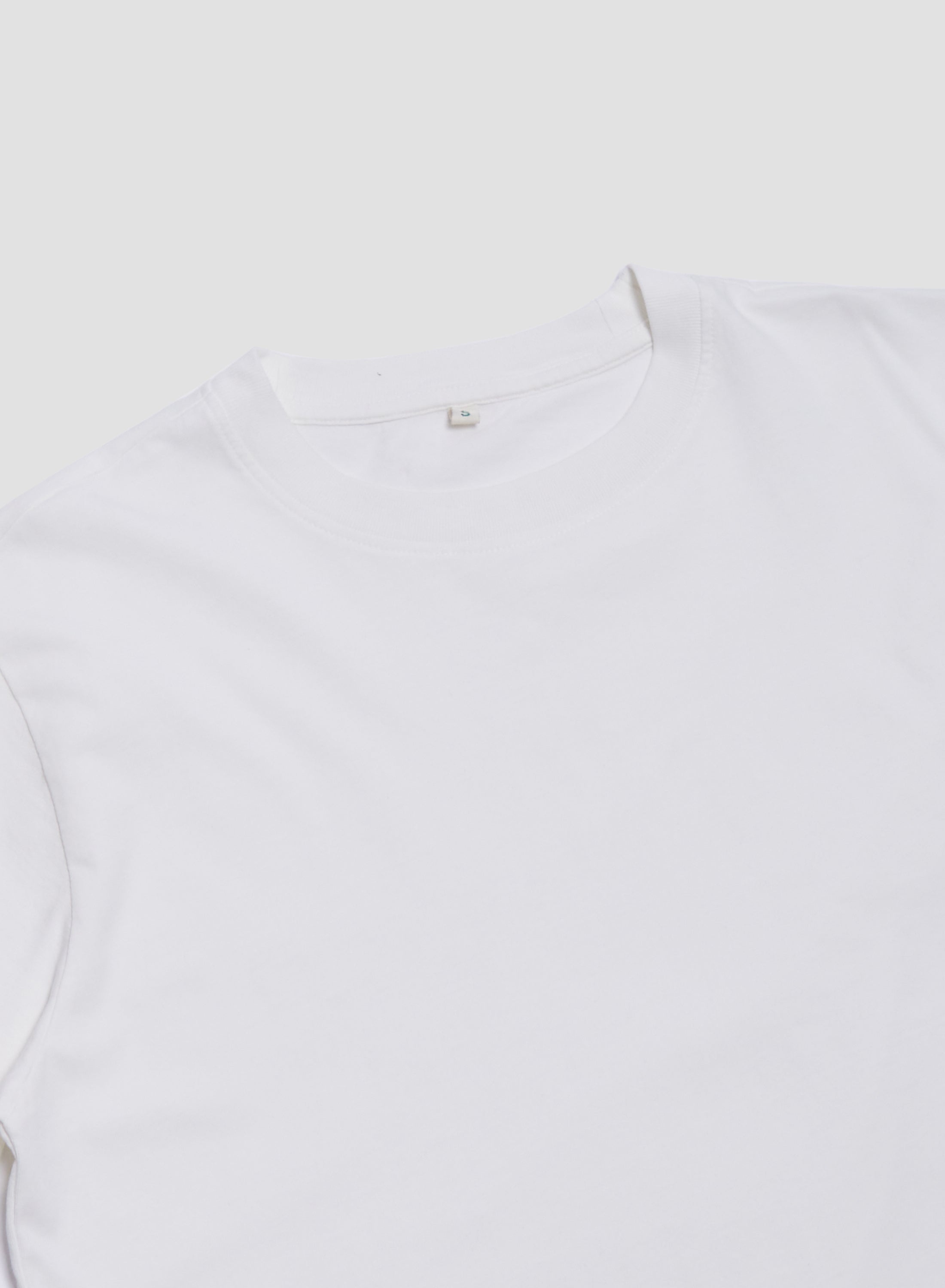 Classic Relaxed Fit Tee in White - 5