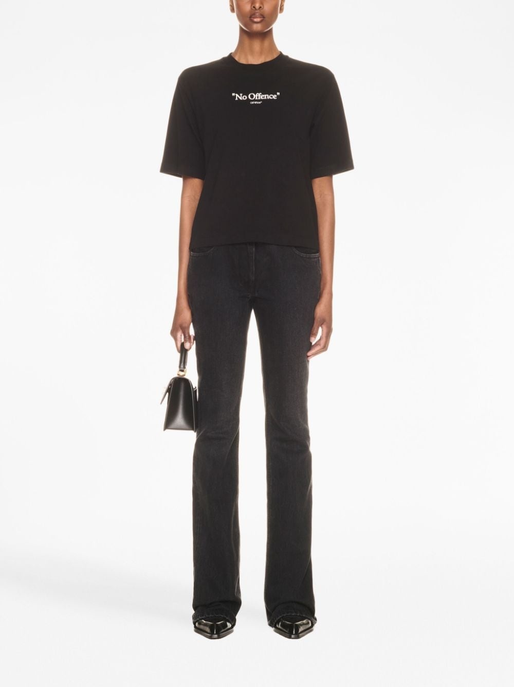 slim-leg flared jeans - 2