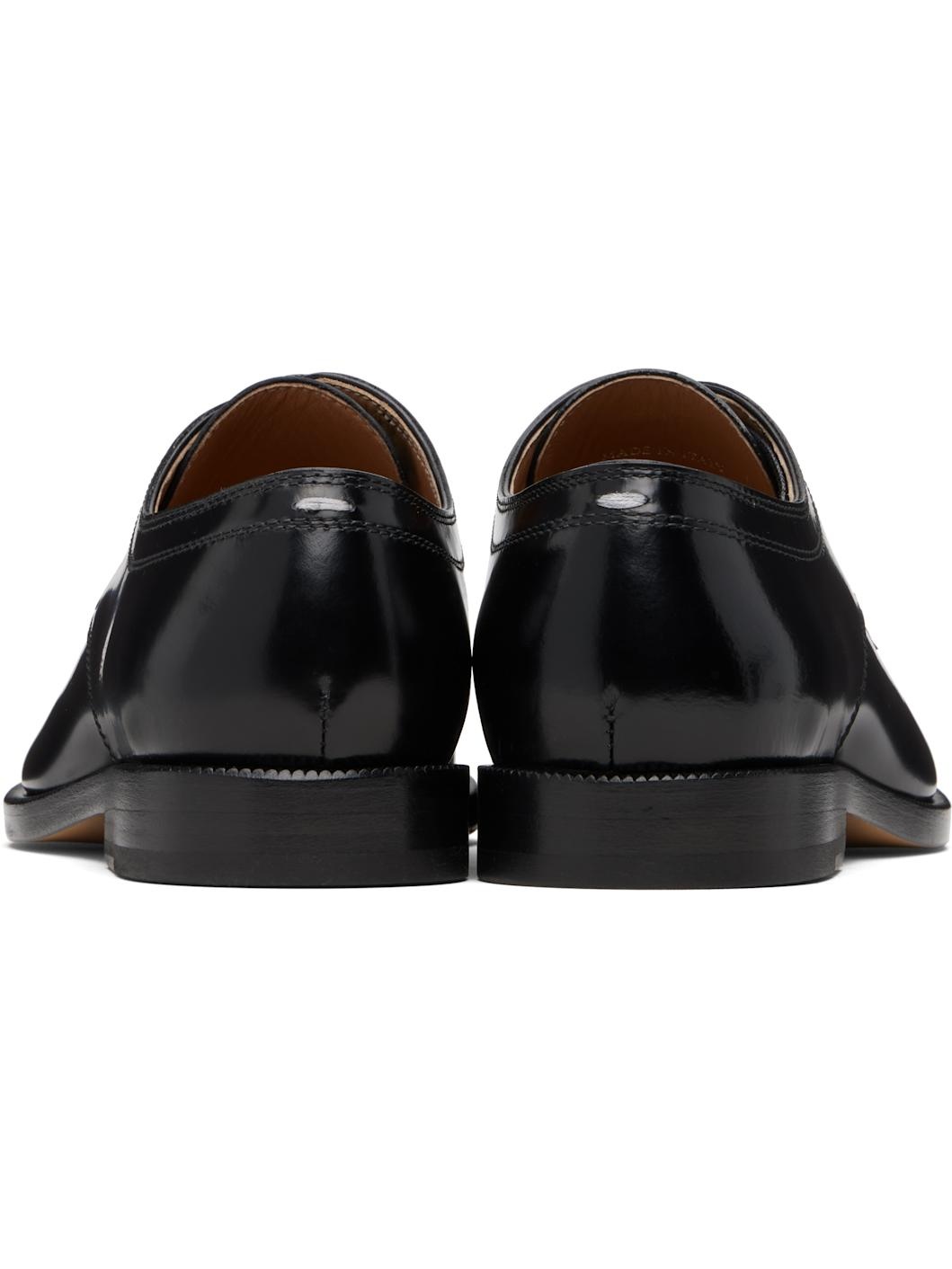 Black Tabi Leather Derbys - 2