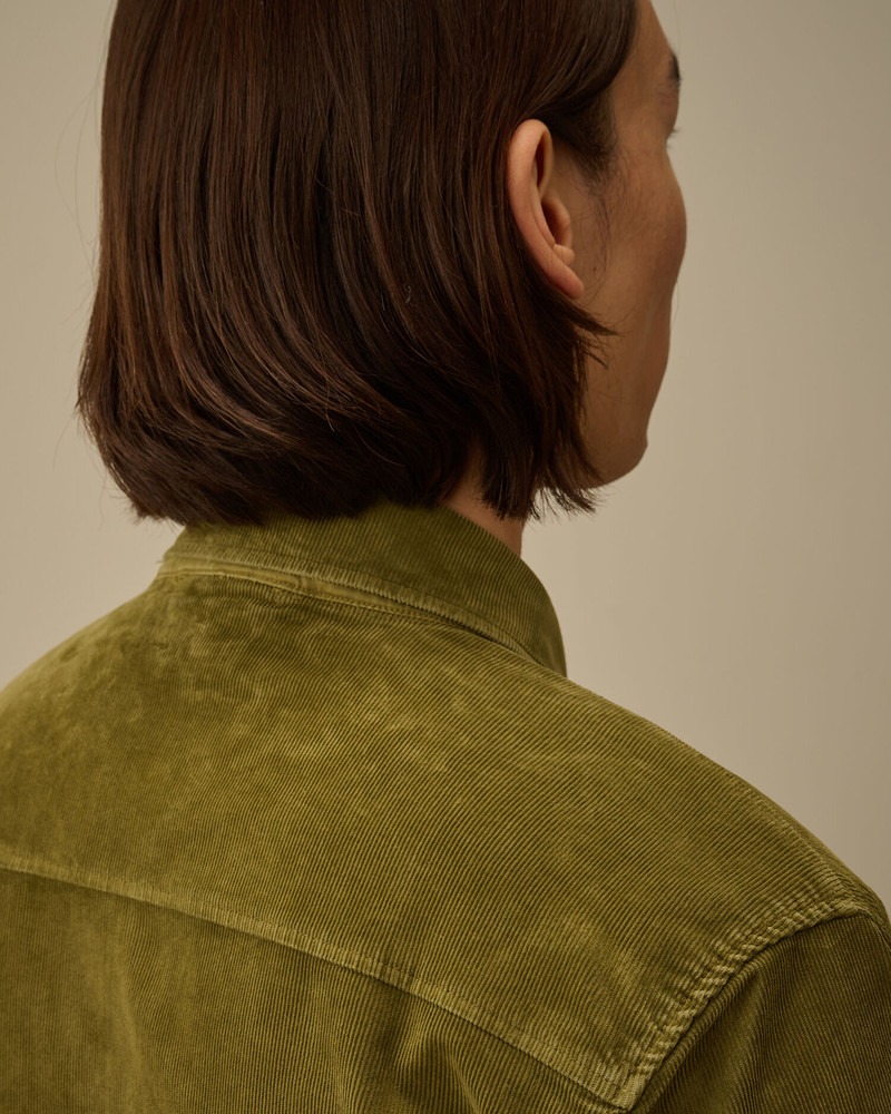 Corduroy Lens Zipped Overshirt 6