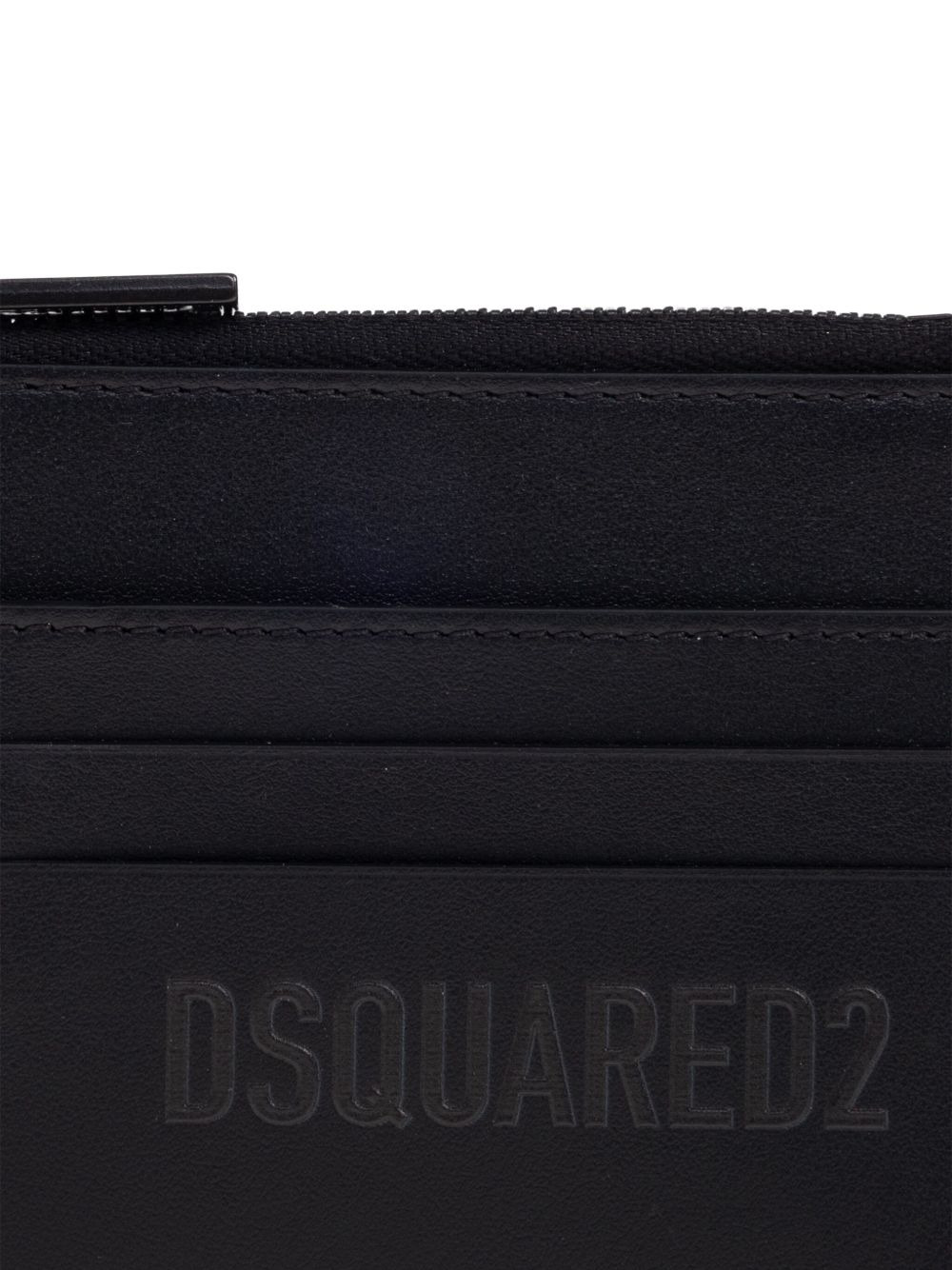 zip-fastening logo cardholder - 4
