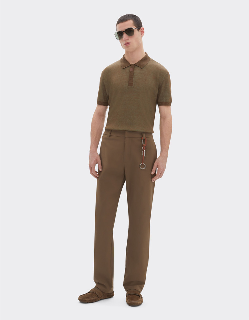 Ferrari Technical cotton chino trousers outlook