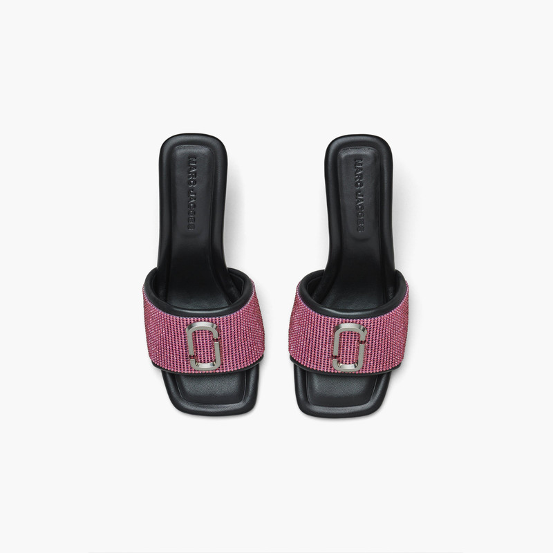 THE RHINESTONE J MARC HEELED SANDAL 8