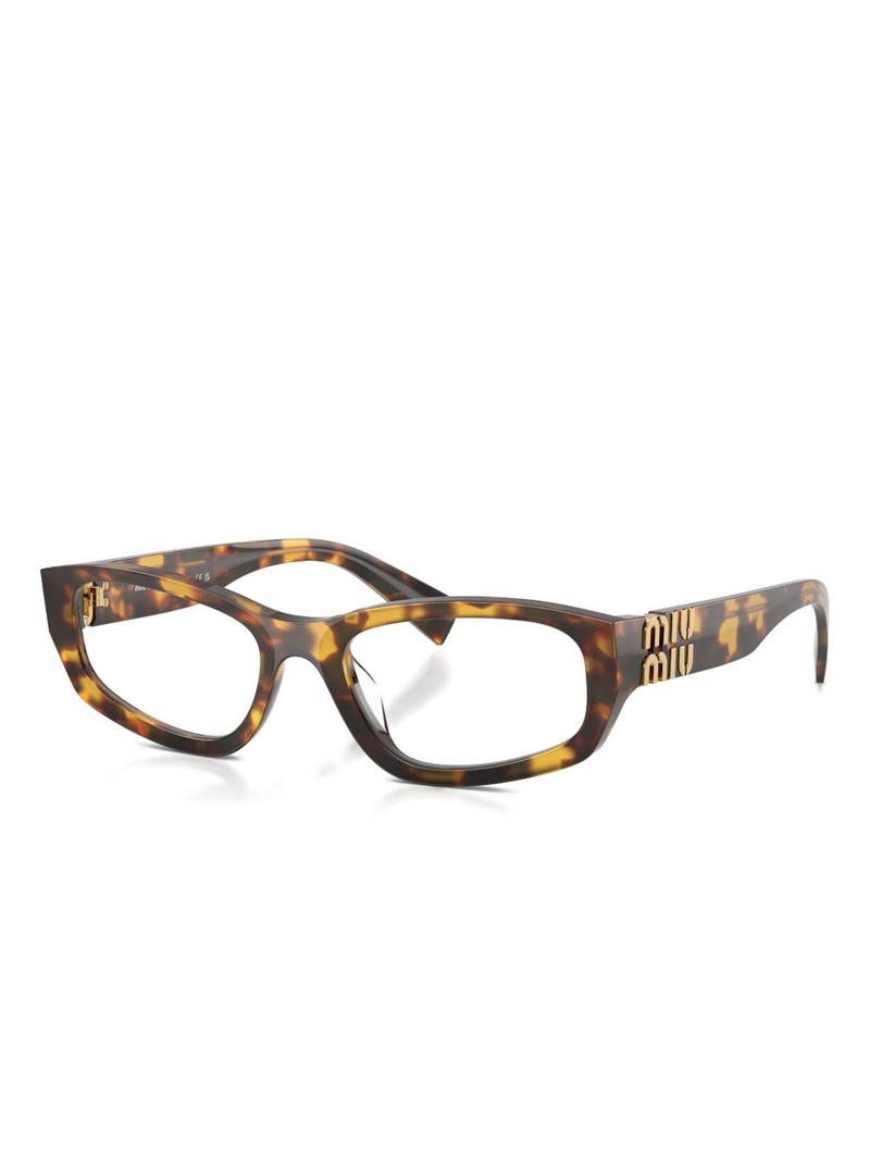 Miu Miu tortoiseshell-pattern glasses outlook