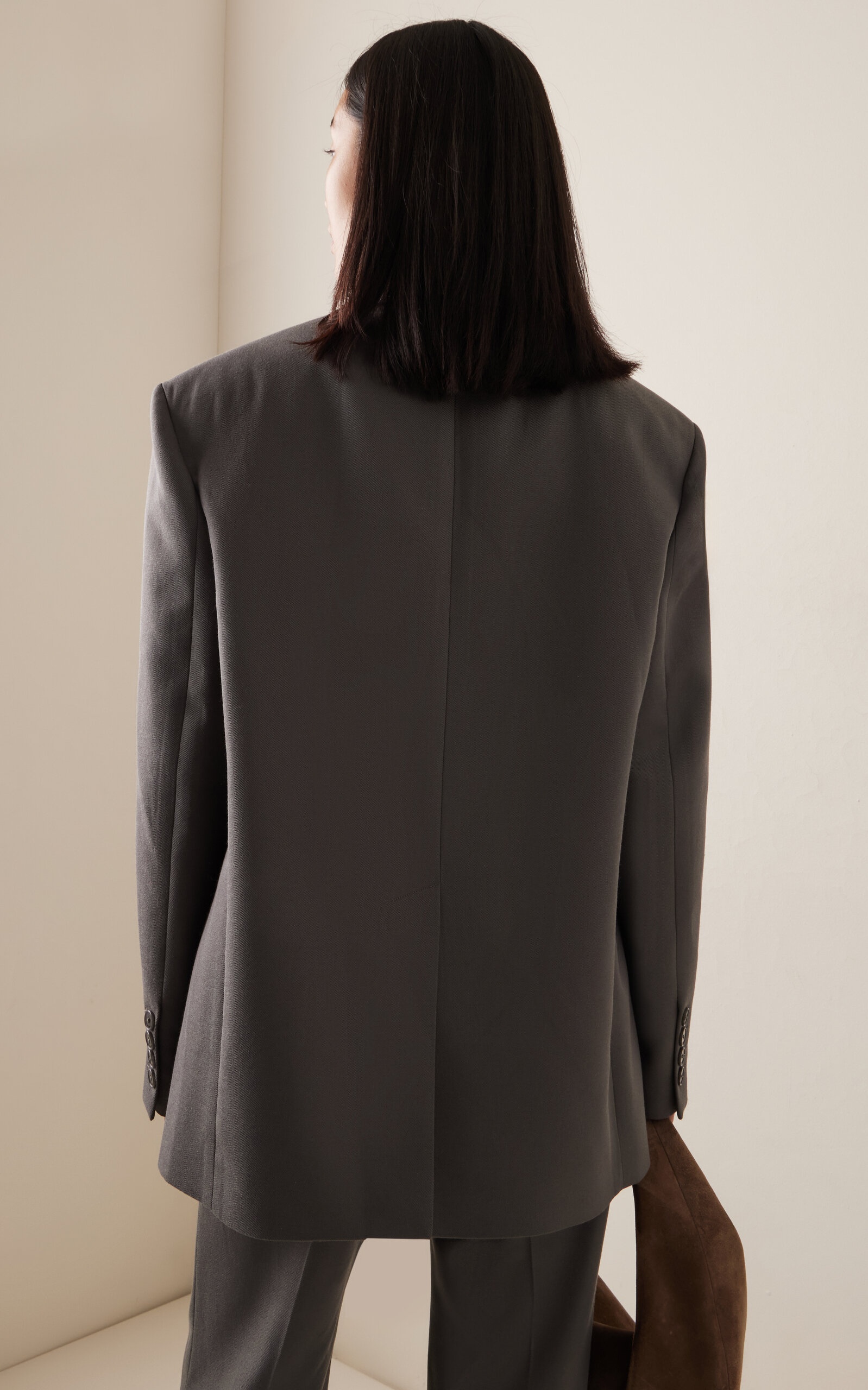 Lyra Oversized Suiting Blazer grey - 4