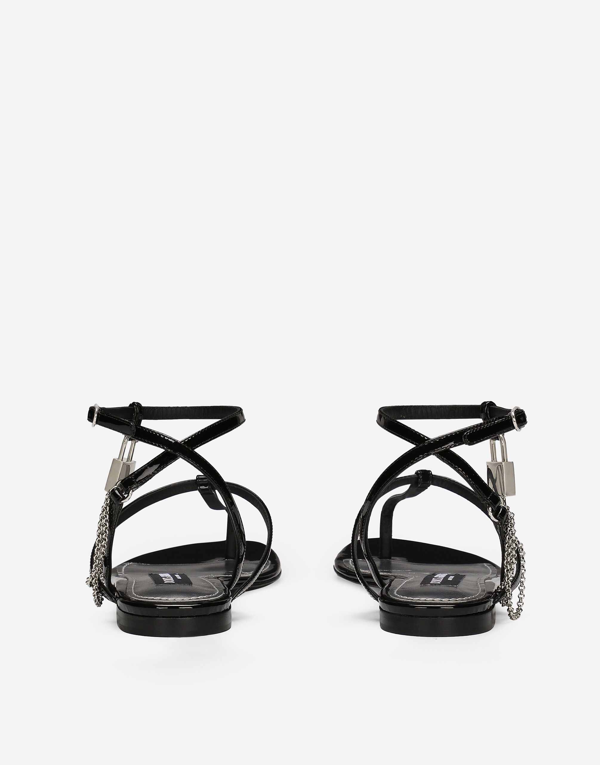 Patent leather sandals - 3
