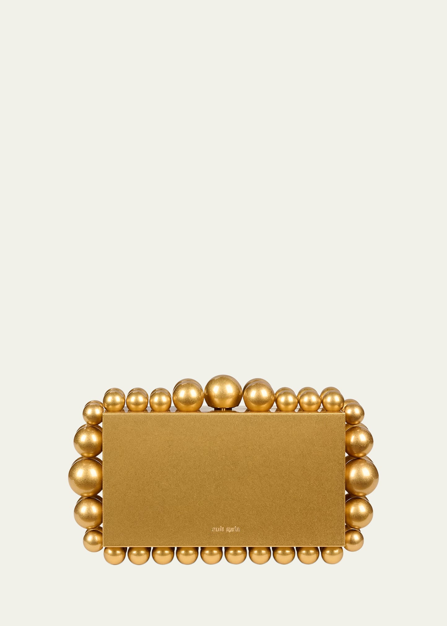 Eos Metal Beaded Clutch Bag - 1