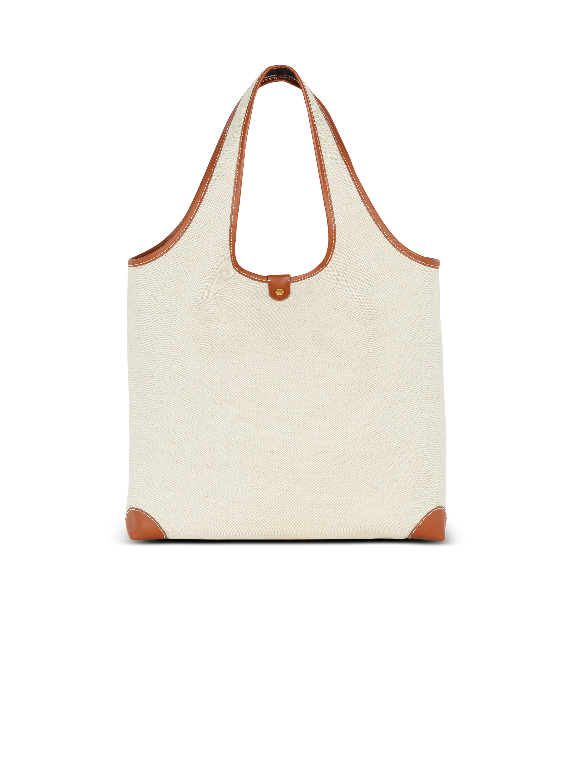Canvas and leather B-army Grocery Bag - 4