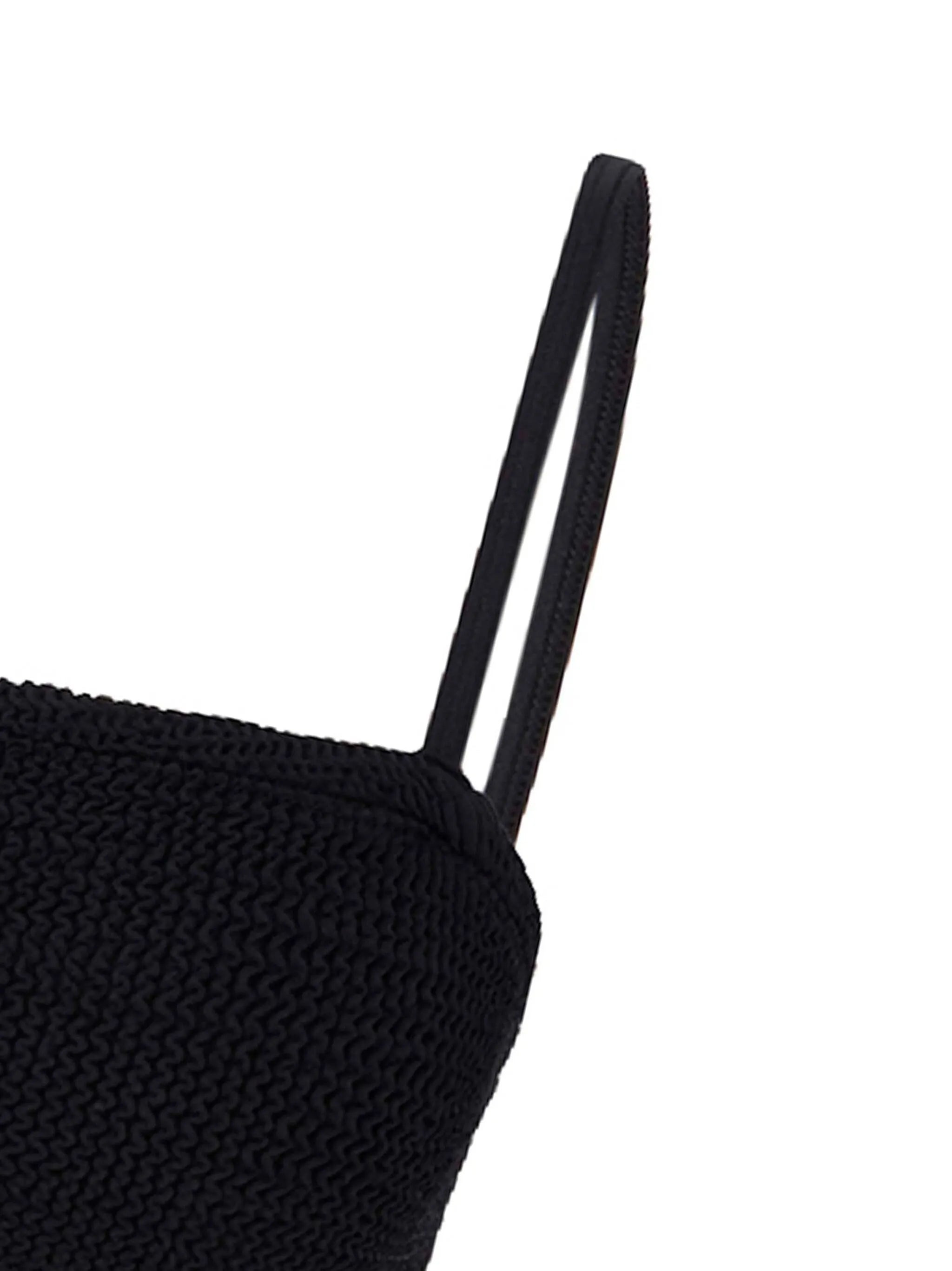 knitted bandeau bikini - 4