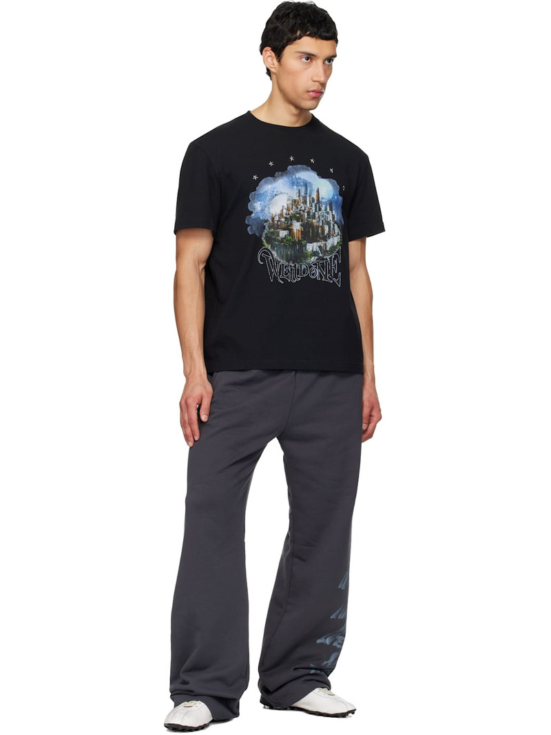 We11done Black City Regular Fit T-shirt outlook