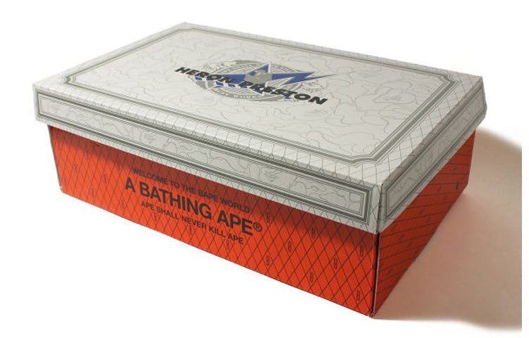 A BATHING APE x Heron Preston Bape Sta 'White Orange' 1I23-191-904 - 4