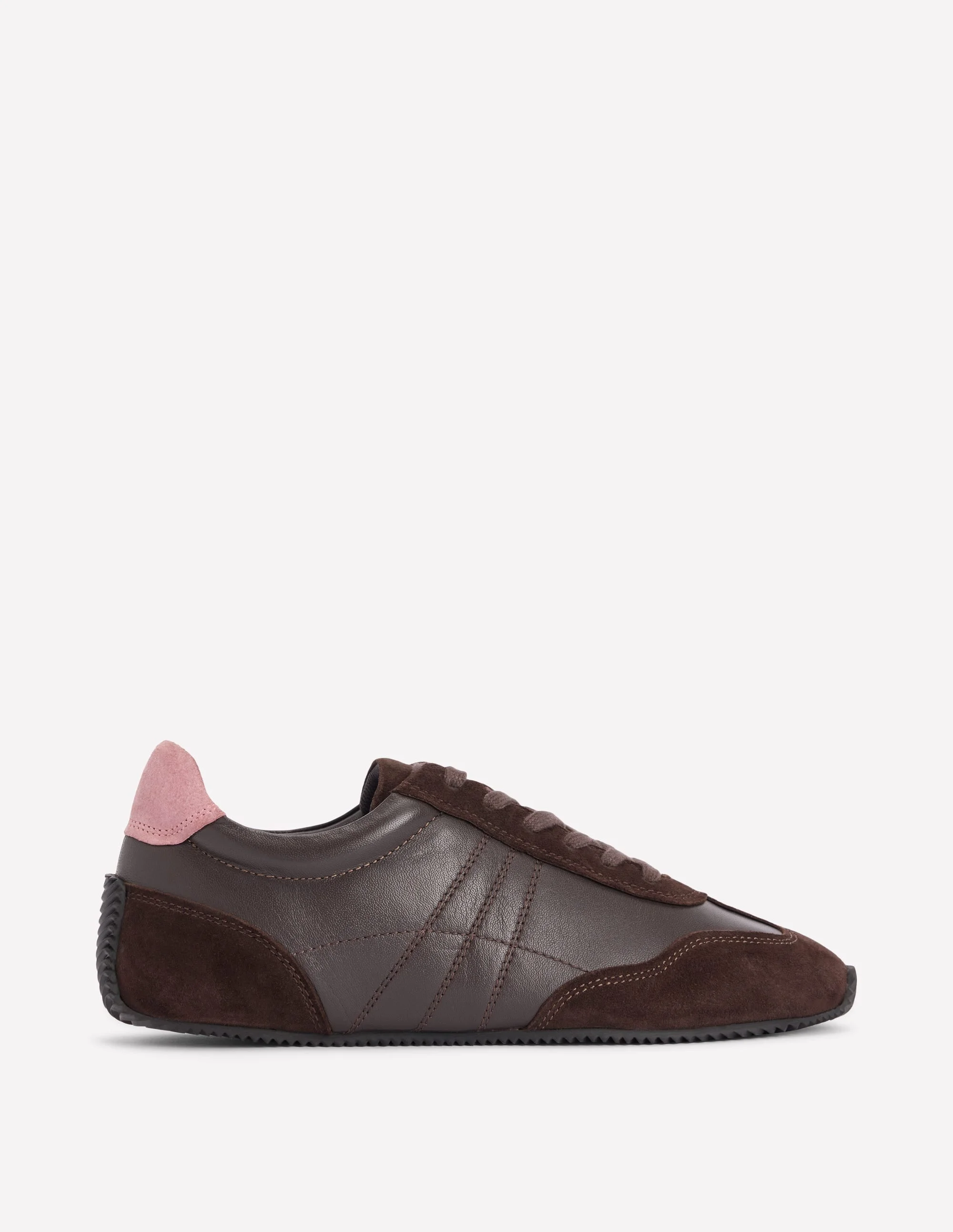 Delphine Slim Sole Trainers-Chocolate - 1