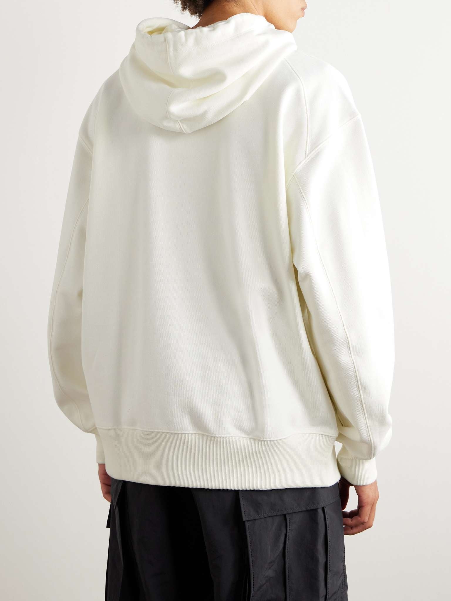 Logo-Print Organic Cotton-Jersey Hoodie - 3