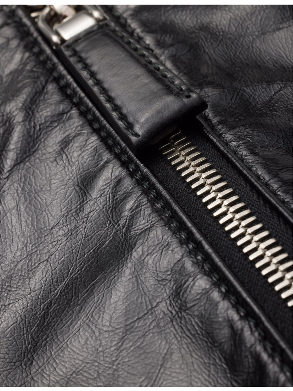 Logo-plaque leather shoulder bag - 7