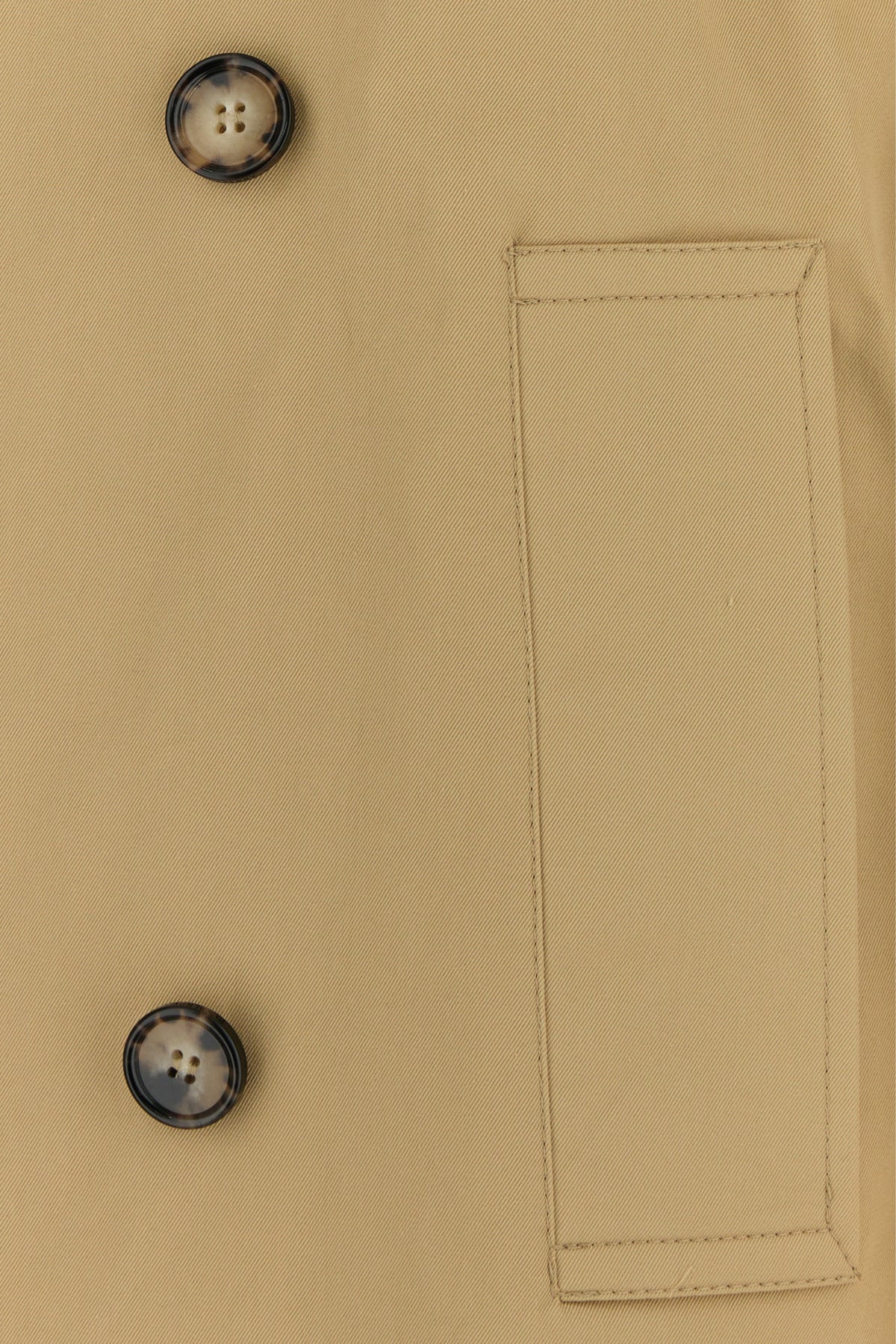 Beige cotton trench coat - 3