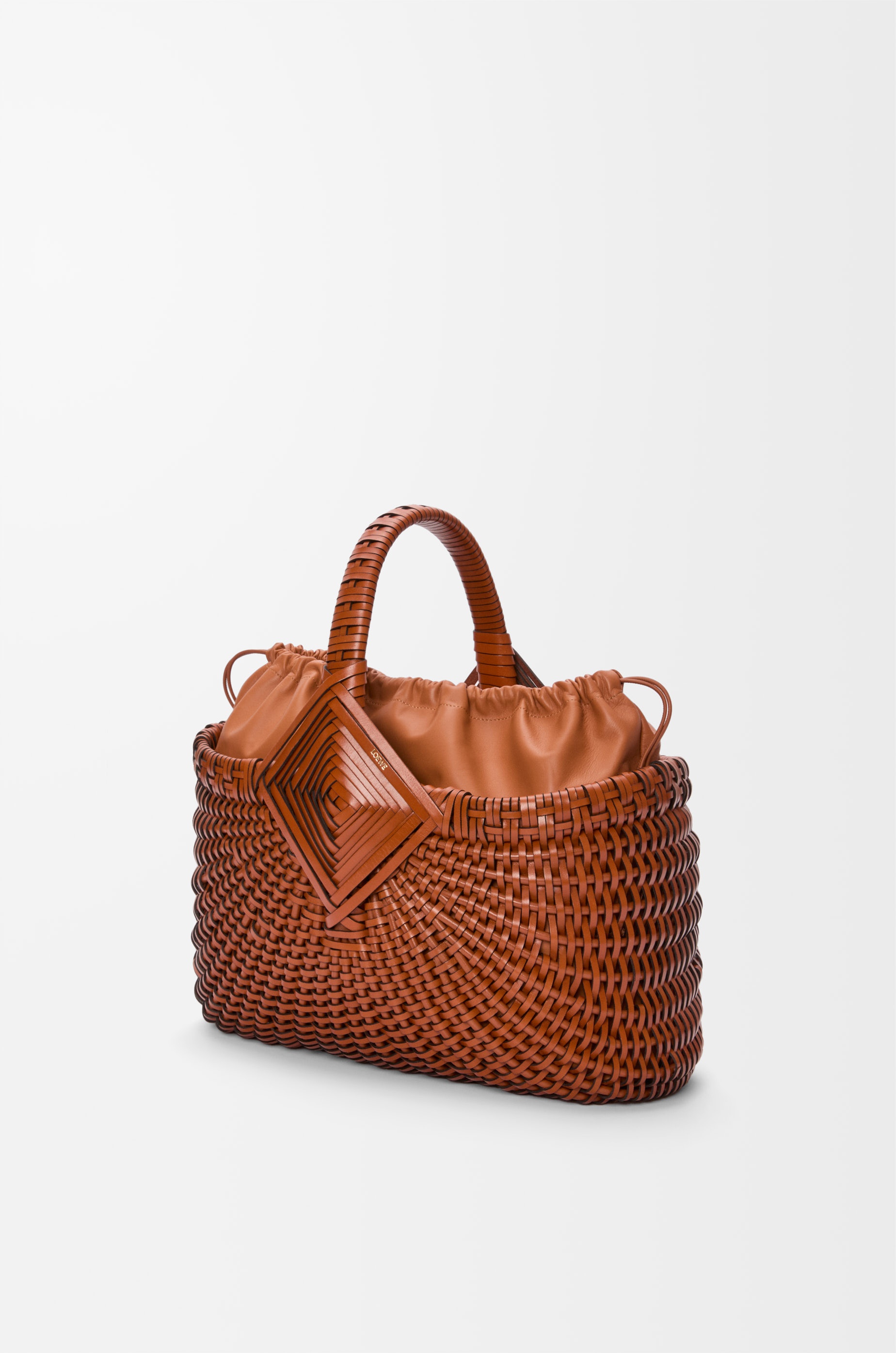 Diamond Square Basket in calfskin - 2
