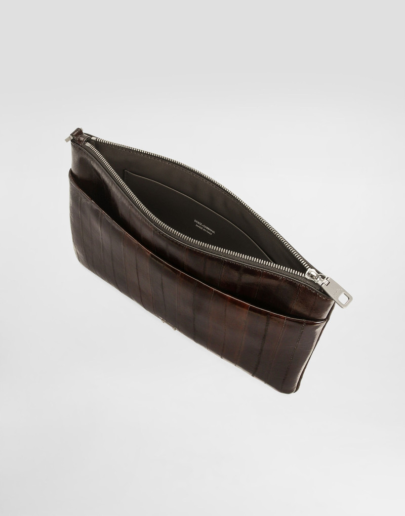 Eel leather necessaire 5